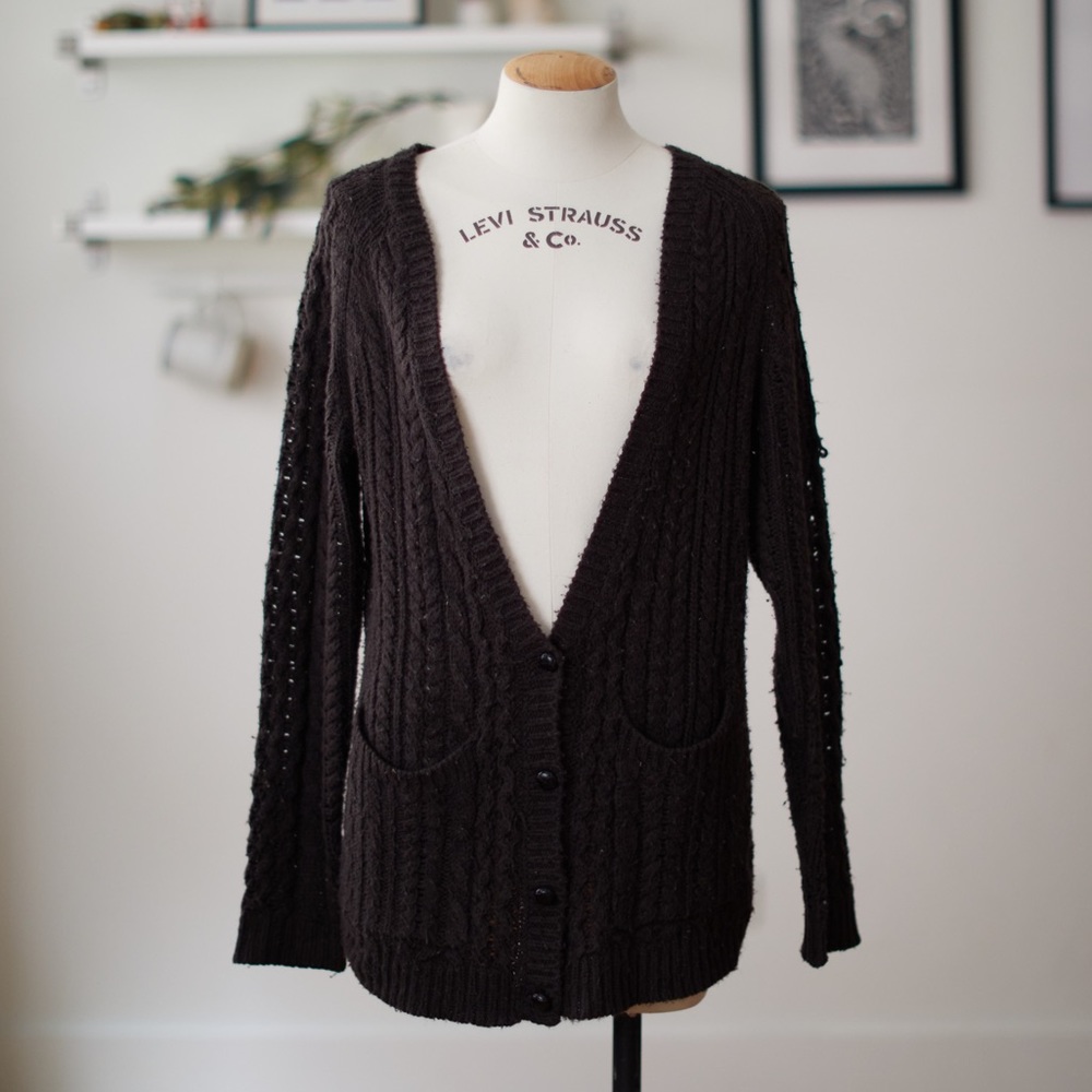 Cheap Monday • Dark gray sweater/cardigan